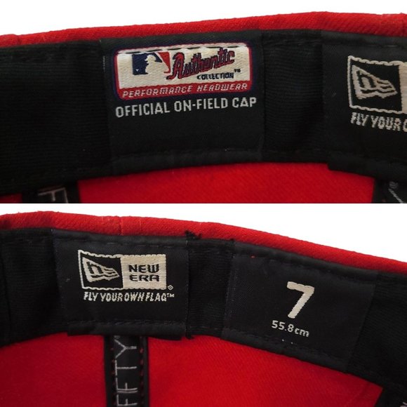New Era 59Fifty On Field Cap Size 7 St Louis Cardinals Baseball MLB Hat USA Made - Picture 9 of 9